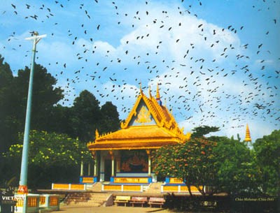 The Mahatup Pagoda in Soc Trang Province (Photo Internet )